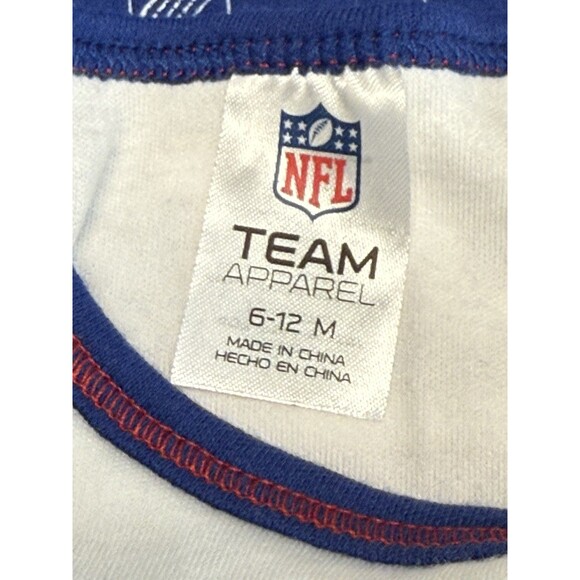 New York NFL Giants Set Of 2 long sleeve bodysuit SIZE 6-12 mos. - Picture 6 of 6